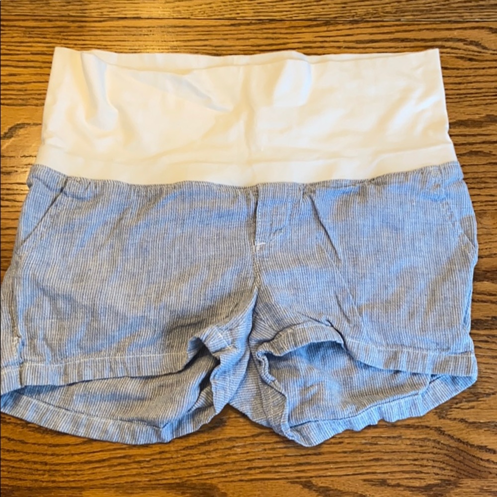 Maternity shorts linen blend